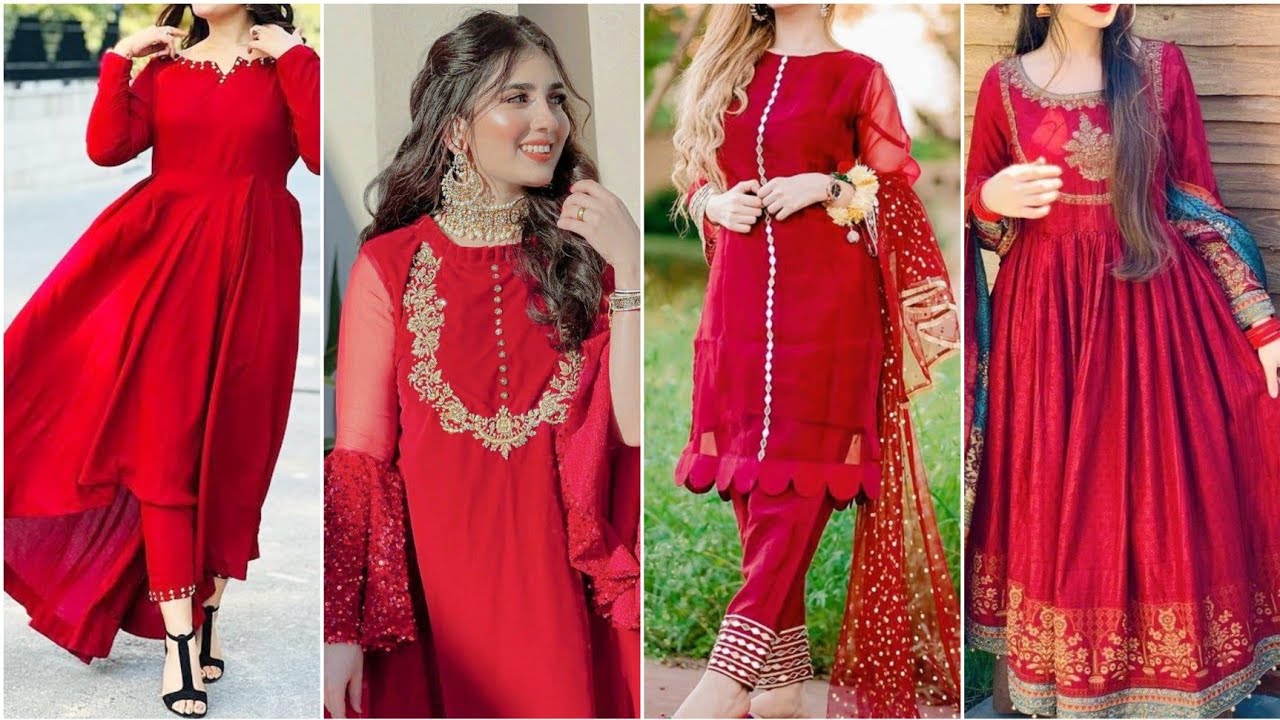 Casual Wear Ladies Red Embroidered Rayon Kurti Pant Set at Rs 640/set in  Jaipur